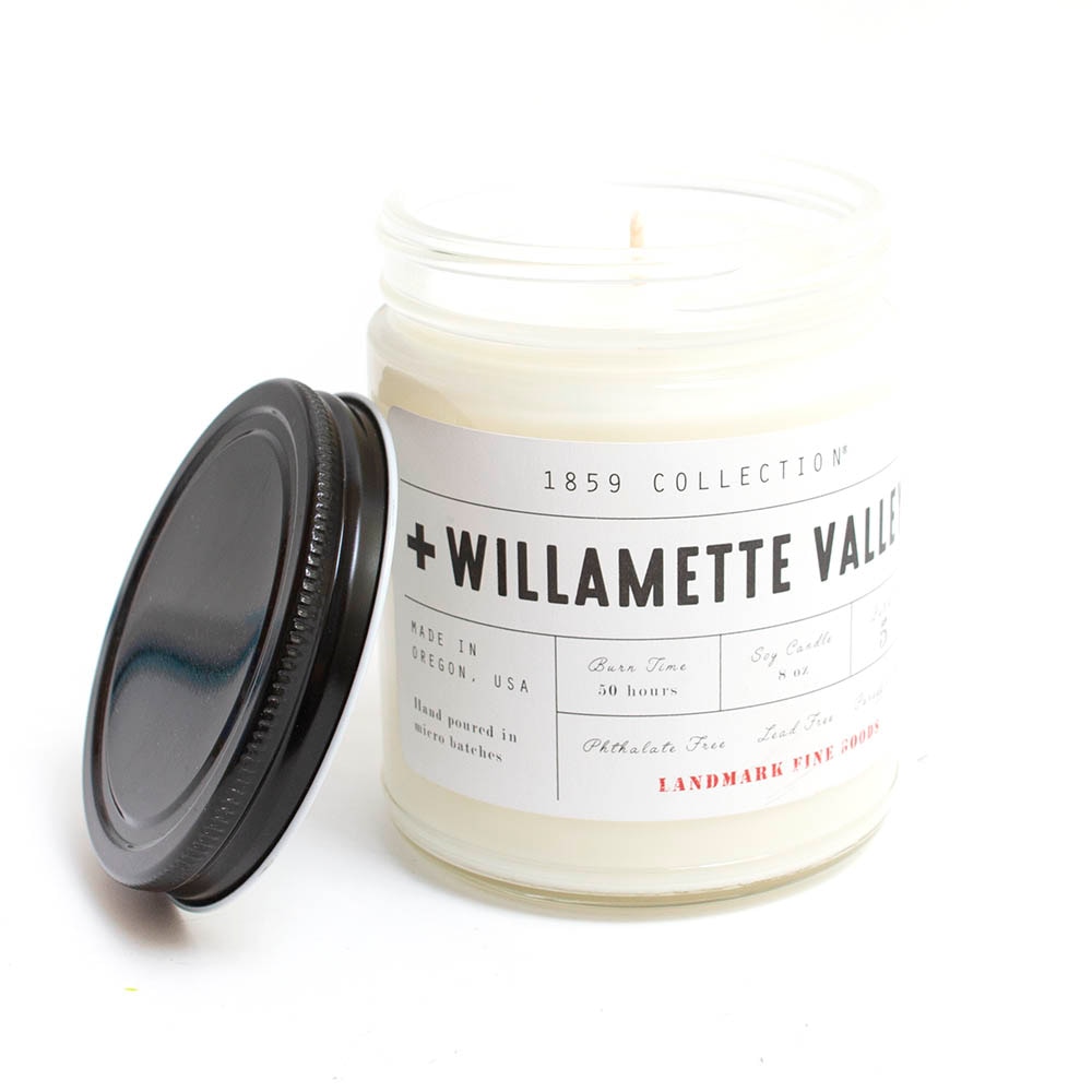 Landmark Fine Goods, Candle, 8 ounce, Willamette Valley